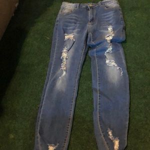 Women Ripped jeans medium